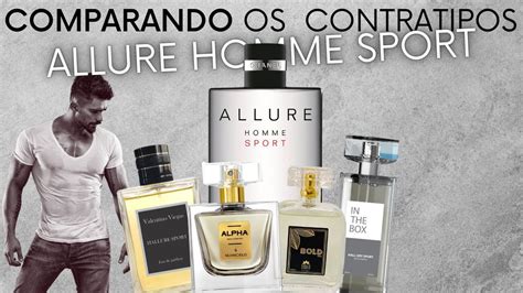 COMPARANDO OS CONTRATIPOS DO ALLURE HOMME .